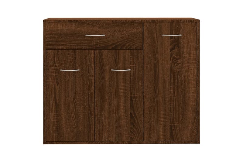 beBasic Skjenk brun eik 88x30x70 cm konstruert tre - Brun - Oppbevaring - Oppbevaringsmøbler - Sideboard & skjenk