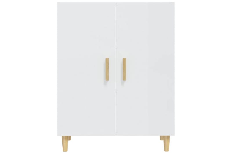 beBasic Skjenk høyglans hvit 70x34x90 cm konstruert tre - Hvit - Oppbevaring - Oppbevaringsmøbler - Sideboard & skjenk