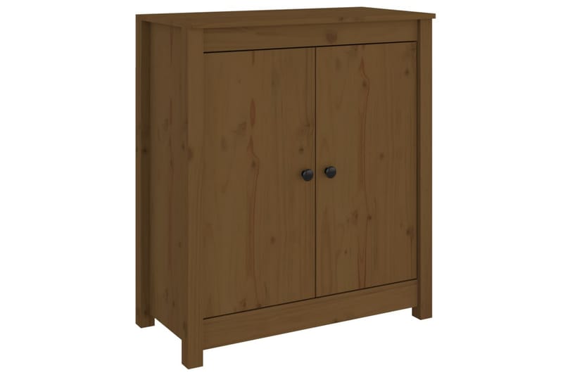 beBasic Skjenk honningbrun 70x35x80 heltre furu - Brun - Oppbevaring - Oppbevaringsmøbler - Sideboard & skjenk