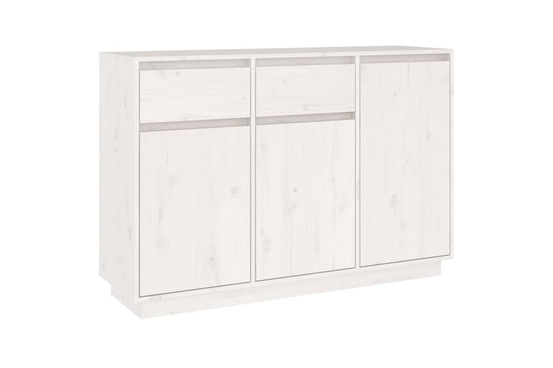 beBasic Skjenk hvit 110x34x75 cm heltre furu - Hvit - Oppbevaring - Oppbevaringsmøbler - Sideboard & skjenk