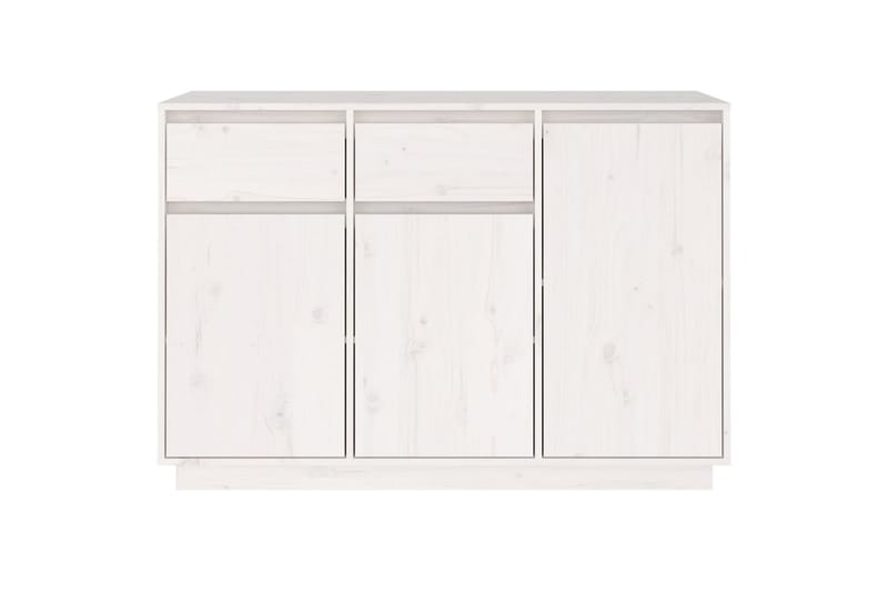 beBasic Skjenk hvit 110x34x75 cm heltre furu - Hvit - Oppbevaring - Oppbevaringsmøbler - Sideboard & skjenk