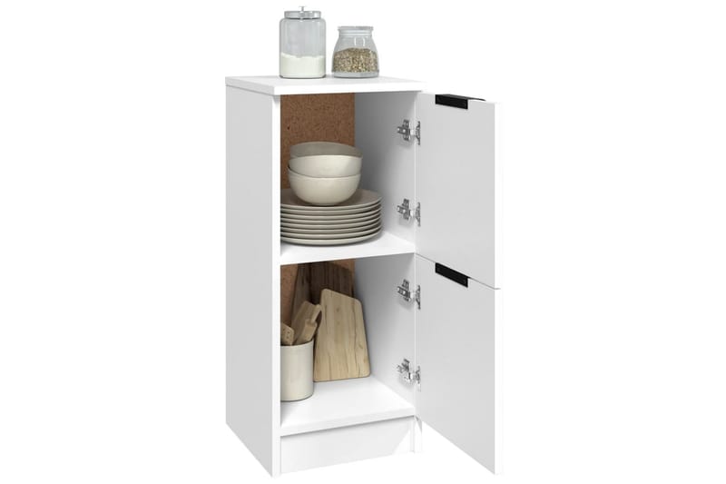 beBasic Skjenk hvit 30x30x70 cm konstruert tre - Hvit - Oppbevaring - Oppbevaringsmøbler - Sideboard & skjenk