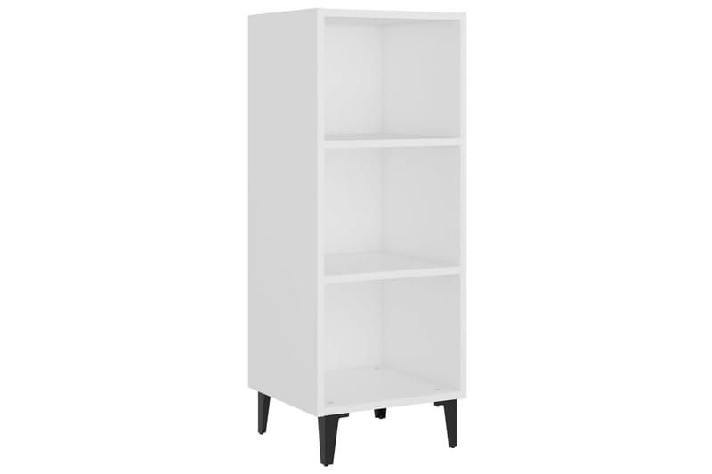 beBasic Skjenk hvit 34,5x32,5x90 cm konstruert tre - Hvit - Oppbevaring - Oppbevaringsmøbler - Sideboard & skjenk