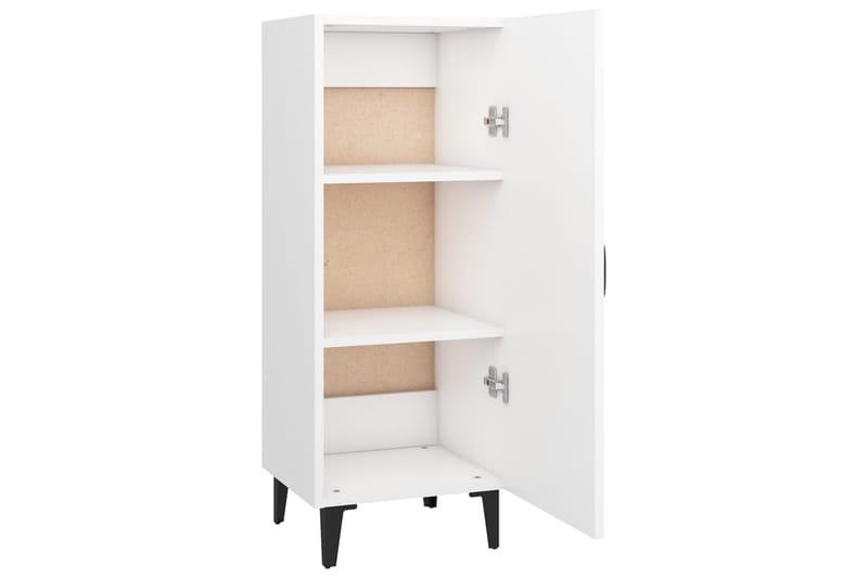 beBasic Skjenk hvit 34,5x34x90 cm konstruert tre - Hvit - Oppbevaring - Oppbevaringsmøbler - Sideboard & skjenk