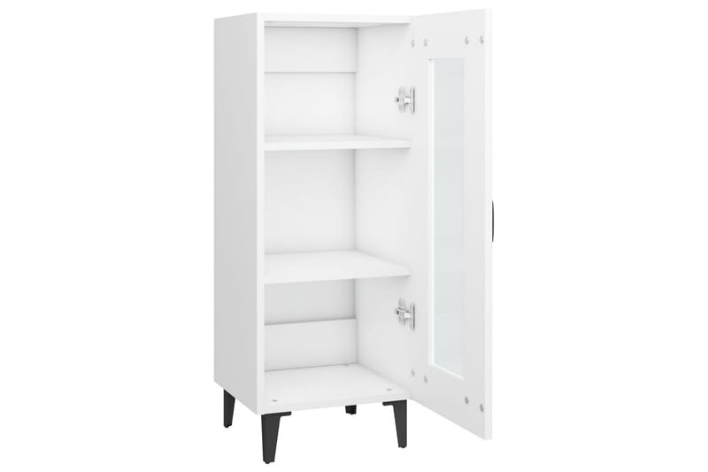 beBasic Skjenk hvit 34,5x34x90 cm konstruert tre - Hvit - Oppbevaring - Oppbevaringsmøbler - Sideboard & skjenk