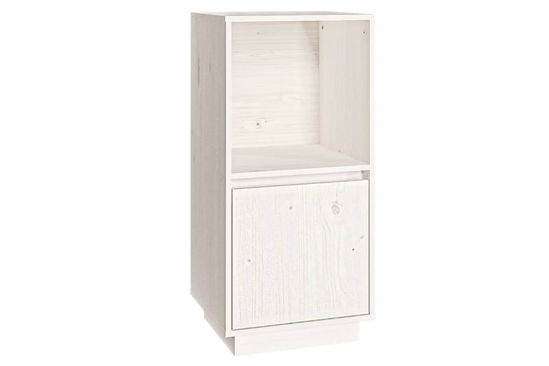 beBasic Skjenk hvit 38x35x80 cm heltre furu - Hvit - Oppbevaring - Oppbevaringsmøbler - Sideboard & skjenk