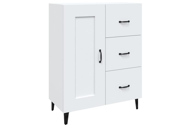 beBasic Skjenk hvit 69,5x34x90 cm konstruert tre - Hvit - Oppbevaring - Oppbevaringsmøbler - Sideboard & skjenk