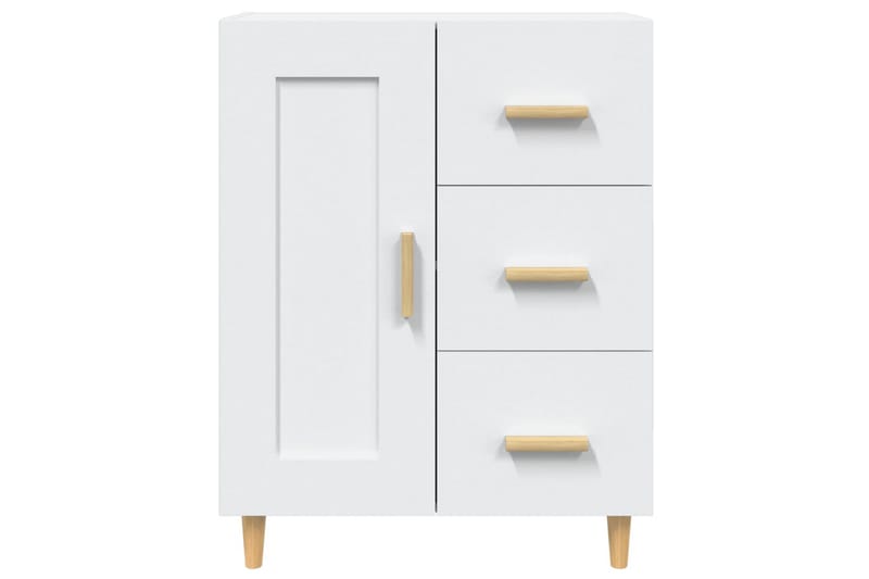 beBasic Skjenk hvit 69,5x34x90 cm konstruert tre - Hvit - Oppbevaring - Oppbevaringsmøbler - Sideboard & skjenk