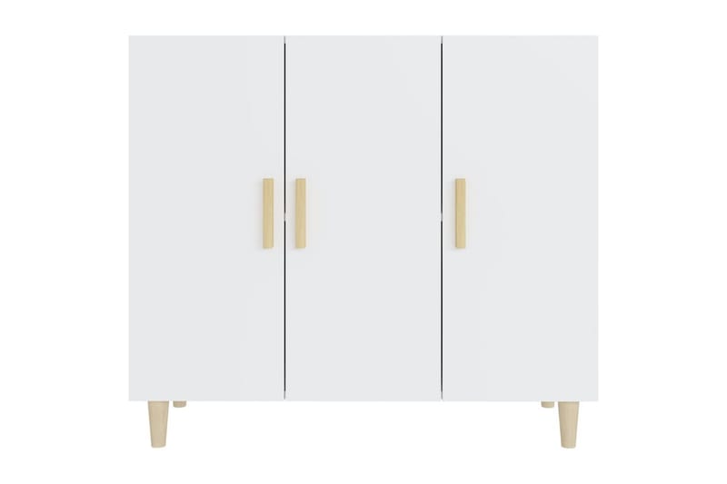 beBasic Skjenk hvit 90x34x80 cm konstruert tre - Hvit - Oppbevaring - Oppbevaringsmøbler - Sideboard & skjenk