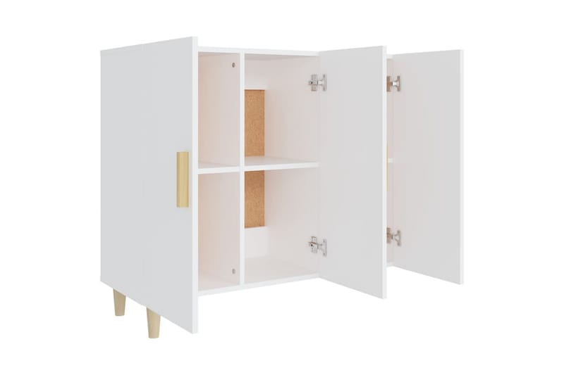 beBasic Skjenk hvit 90x34x80 cm konstruert tre - Hvit - Oppbevaring - Oppbevaringsmøbler - Sideboard & skjenk