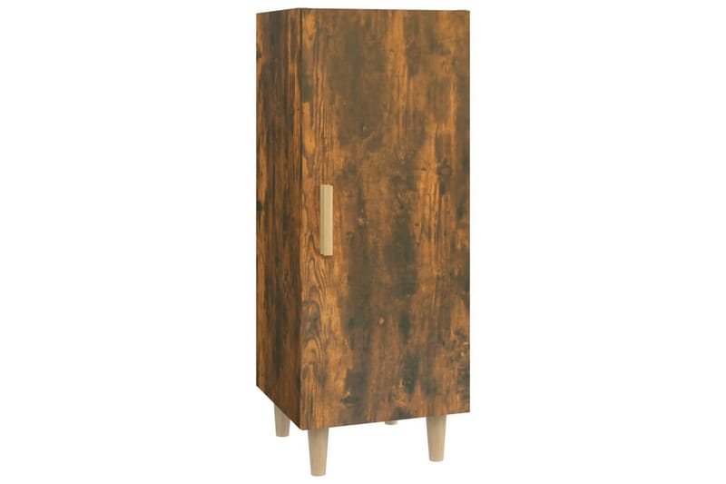 beBasic Skjenk røkt eik 34,5x34x90 cm konstruert tre - Brun - Oppbevaring - Oppbevaringsmøbler - Sideboard & skjenk