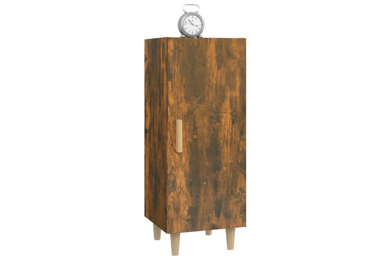 beBasic Skjenk røkt eik 34,5x34x90 cm konstruert tre - Brun - Oppbevaring - Oppbevaringsmøbler - Sideboard & skjenk