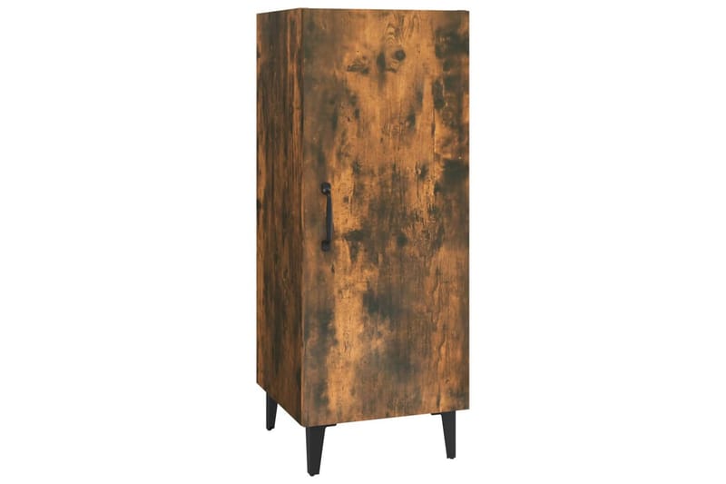 beBasic Skjenk røkt eik 34,5x34x90 cm konstruert tre - Brun - Oppbevaring - Oppbevaringsmøbler - Sideboard & skjenk