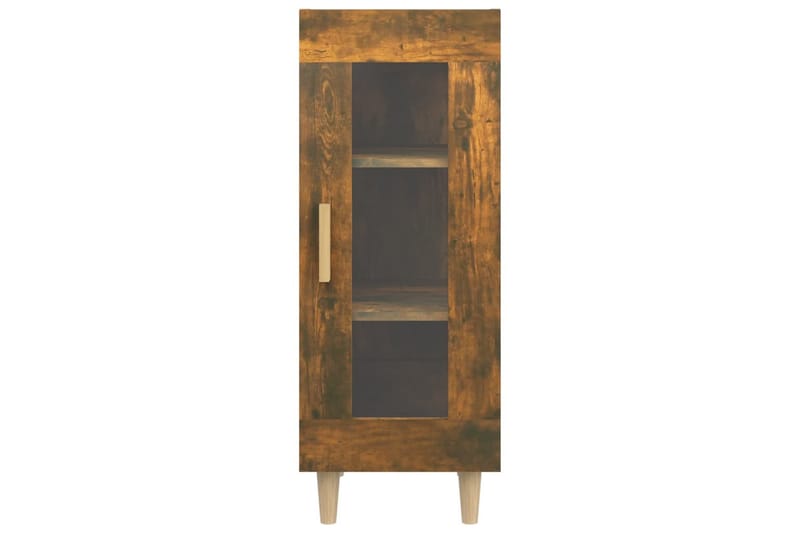 beBasic Skjenk røkt eik 34,5x34x90 cm konstruert tre - Brun - Oppbevaring - Oppbevaringsmøbler - Sideboard & skjenk