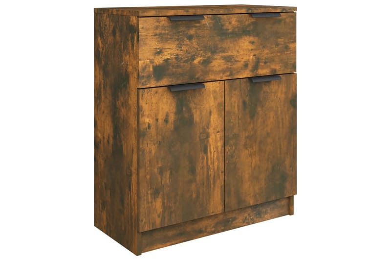 beBasic Skjenk røkt eik 60x30x70 cm konstruert tre - Brun - Oppbevaring - Oppbevaringsmøbler - Sideboard & skjenk