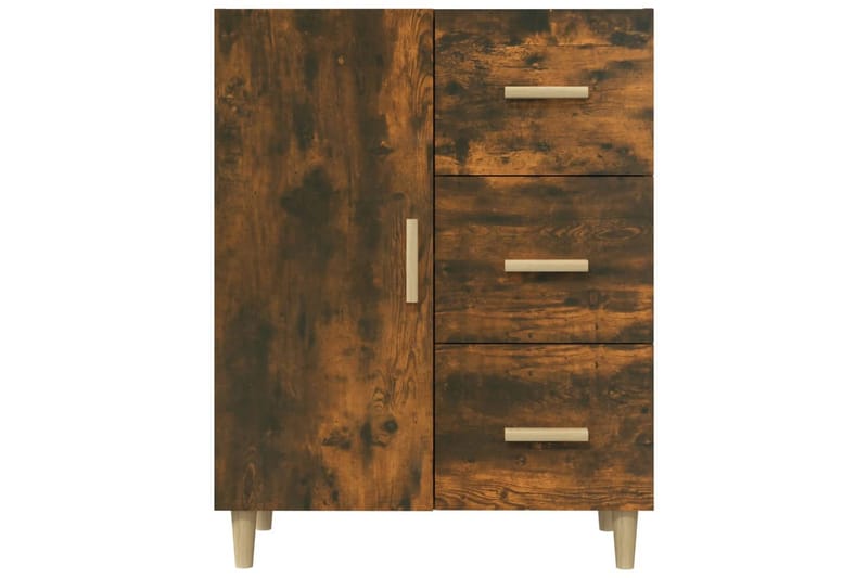 beBasic Skjenk røkt eik 69,5x34x90 cm konstruert tre - Brun - Oppbevaring - Oppbevaringsmøbler - Sideboard & skjenk