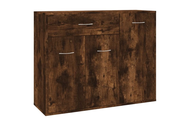 beBasic Skjenk røkt eik 88x30x70 cm konstruert tre - Brun - Oppbevaring - Oppbevaringsmøbler - Sideboard & skjenk