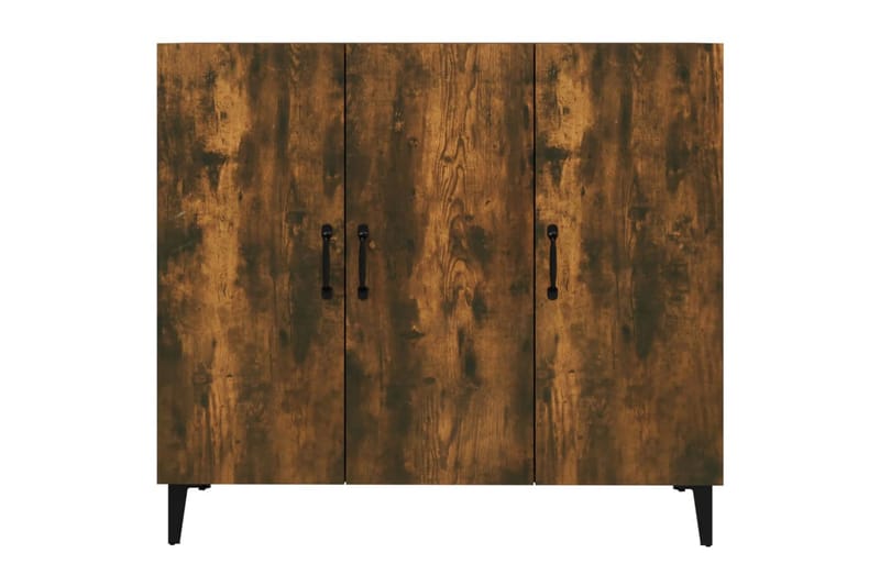 beBasic Skjenk røkt eik 90x34x80 cm konstruert tre - Brun - Oppbevaring - Oppbevaringsmøbler - Sideboard & skjenk