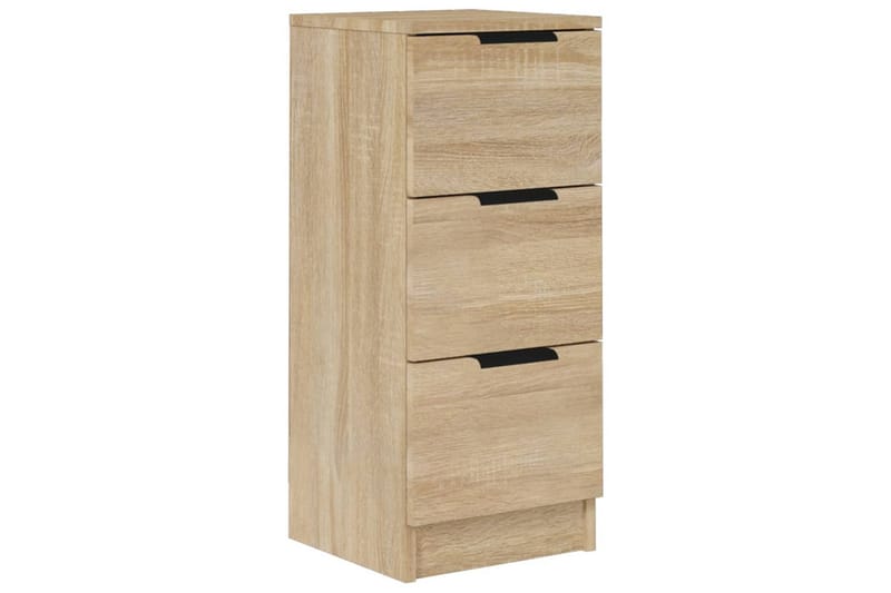 beBasic Skjenk sonoma eik 30x30x70 cm konstruert tre - Brun - Oppbevaring - Oppbevaringsmøbler - Sideboard & skjenk