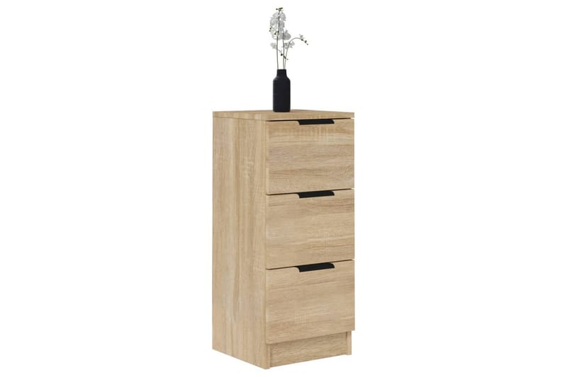 beBasic Skjenk sonoma eik 30x30x70 cm konstruert tre - Brun - Oppbevaring - Oppbevaringsmøbler - Sideboard & skjenk