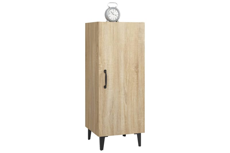 beBasic Skjenk sonoma eik 34,5x34x90 cm konstruert tre - Brun - Oppbevaring - Oppbevaringsmøbler - Sideboard & skjenk