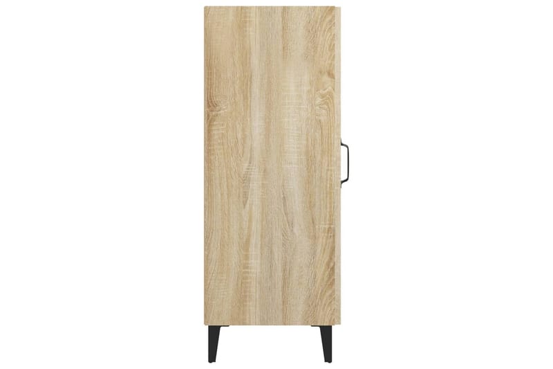 beBasic Skjenk sonoma eik 34,5x34x90 cm konstruert tre - Brun - Oppbevaring - Oppbevaringsmøbler - Sideboard & skjenk