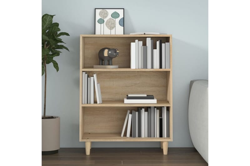 beBasic Skjenk sonoma eik 69,5x32,5x90 cm konstruert tre - Brun - Oppbevaring - Oppbevaringsmøbler - Sideboard & skjenk