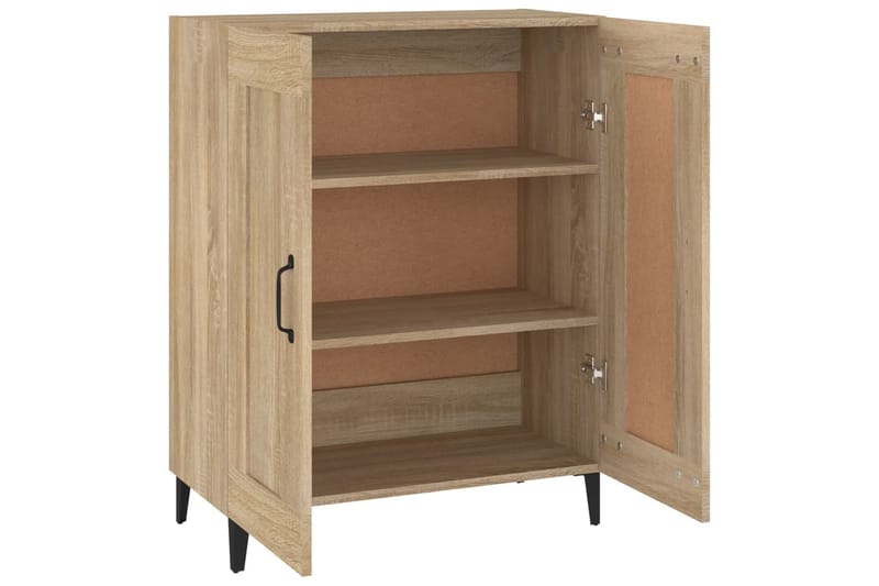 beBasic Skjenk sonoma eik 69,5x34x90 cm konstruert tre - Brun - Oppbevaring - Oppbevaringsmøbler - Sideboard & skjenk