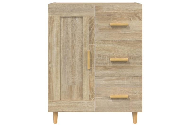 beBasic Skjenk sonoma eik 69,5x34x90 cm konstruert tre - Brun - Oppbevaring - Oppbevaringsmøbler - Sideboard & skjenk