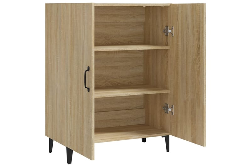 beBasic Skjenk sonoma eik 70x34x90 cm konstruert tre - Brun - Oppbevaring - Oppbevaringsmøbler - Sideboard & skjenk