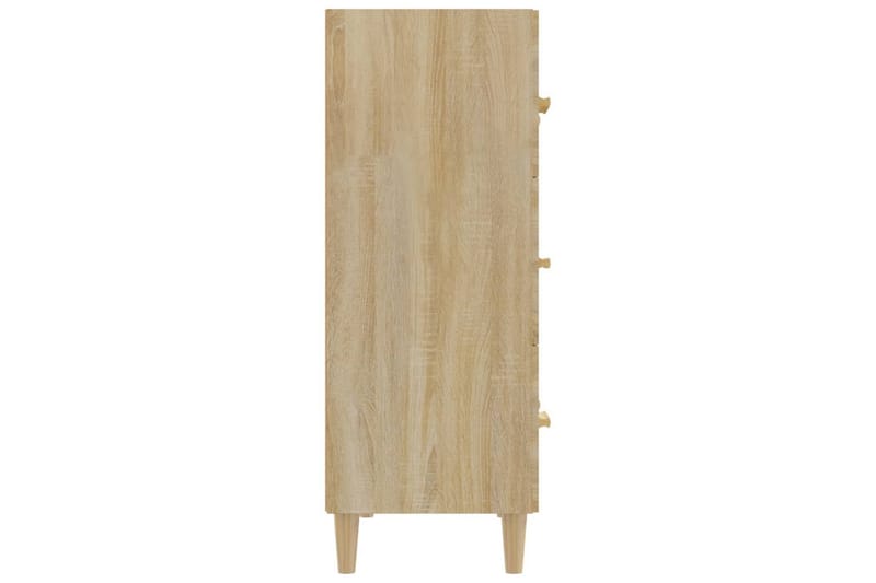 beBasic Skjenk sonoma eik 70x34x90 cm konstruert tre - Brun - Oppbevaring - Oppbevaringsmøbler - Sideboard & skjenk