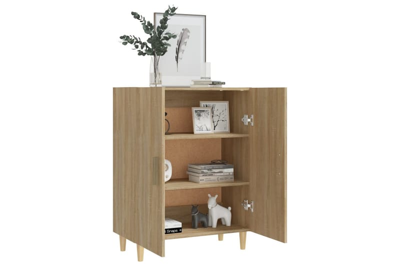 beBasic Skjenk sonoma eik 70x34x90 cm konstruert tre - Brun - Oppbevaring - Oppbevaringsmøbler - Sideboard & skjenk