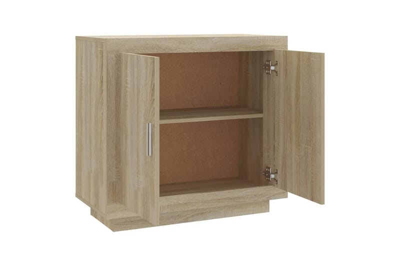 beBasic Skjenk sonoma eik 80x40x75 cm konstruert tre - Brun - Oppbevaring - Oppbevaringsmøbler - Sideboard & skjenk