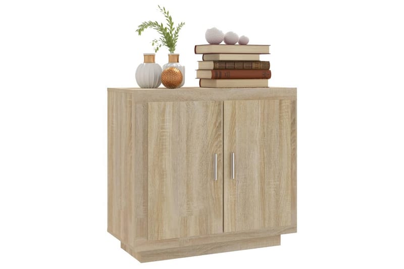 beBasic Skjenk sonoma eik 80x40x75 cm konstruert tre - Brun - Oppbevaring - Oppbevaringsmøbler - Sideboard & skjenk