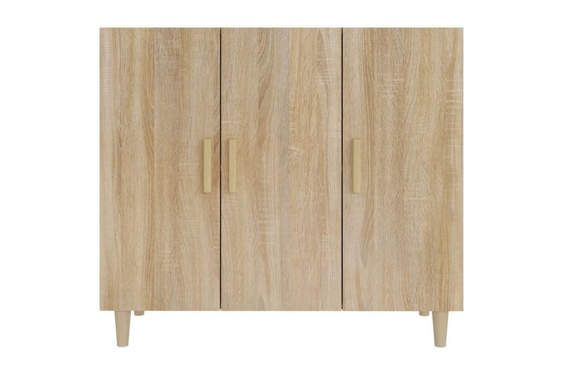 beBasic Skjenk sonoma eik 90x34x80 cm konstruert tre - Brun - Oppbevaring - Oppbevaringsmøbler - Sideboard & skjenk