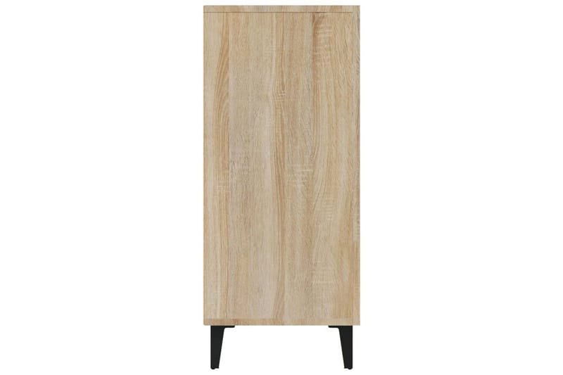 beBasic Skjenk sonoma eik 90x34x80 cm konstruert tre - Brun - Oppbevaring - Oppbevaringsmøbler - Sideboard & skjenk