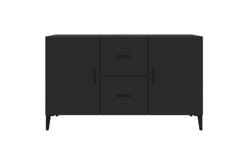 beBasic Skjenk svart 100x36x60 cm konstruert tre - Svart - Oppbevaring - Oppbevaringsmøbler - Sideboard & skjenk