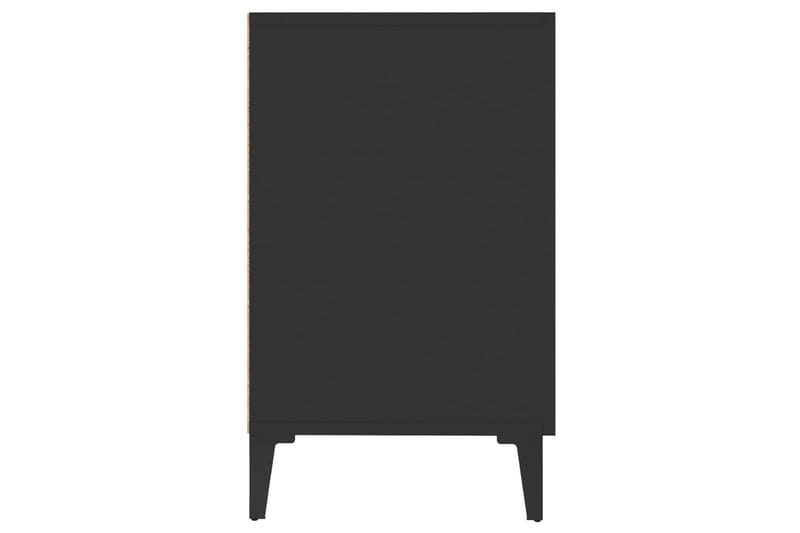 beBasic Skjenk svart 100x36x60 cm konstruert tre - Svart - Oppbevaring - Oppbevaringsmøbler - Sideboard & skjenk