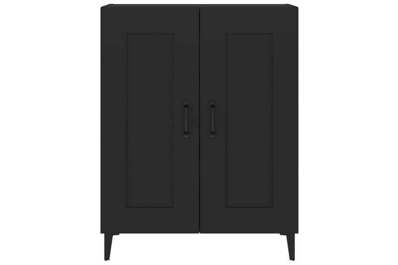 beBasic Skjenk svart 69,5x34x90 cm konstruert tre - Svart - Oppbevaring - Oppbevaringsmøbler - Sideboard & skjenk