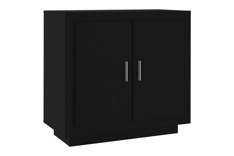 beBasic Skjenk svart 80x40x75 cm konstruert tre - Svart - Oppbevaring - Oppbevaringsmøbler - Sideboard & skjenk