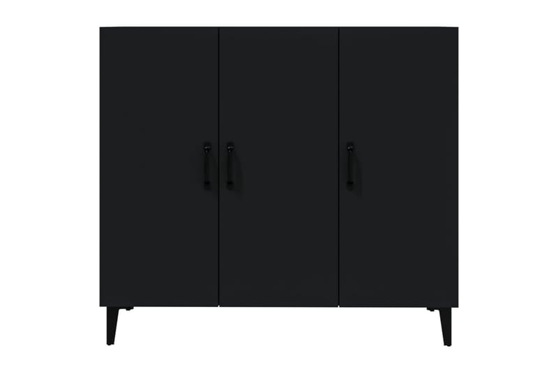 beBasic Skjenk svart 90x34x80 cm konstruert tre - Svart - Oppbevaring - Oppbevaringsmøbler - Sideboard & skjenk