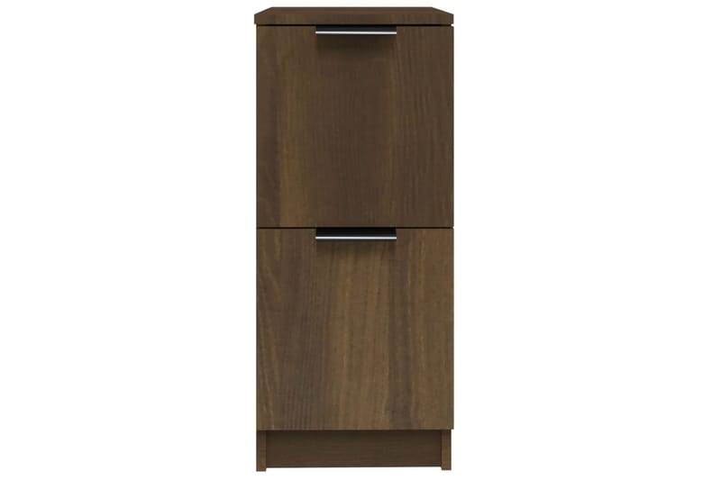 beBasic Skjenker 2 stk brun eik 30x30x70 cm konstruert tre - Brun - Oppbevaring - Oppbevaringsmøbler - Sideboard & skjenk