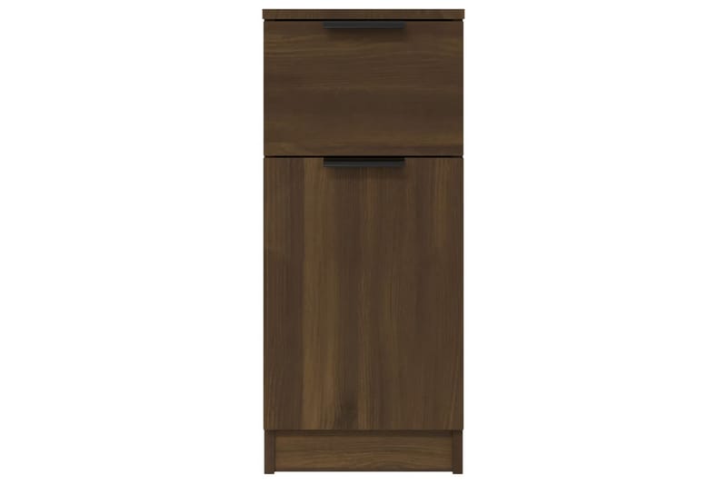 beBasic Skjenker 2 stk brun eik 30x30x70 cm konstruert tre - Brun - Oppbevaring - Oppbevaringsmøbler - Sideboard & skjenk