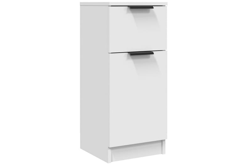 beBasic Skjenker 2 stk hvit 30x30x70 cm konstruert tre - Hvit - Oppbevaring - Oppbevaringsmøbler - Sideboard & skjenk