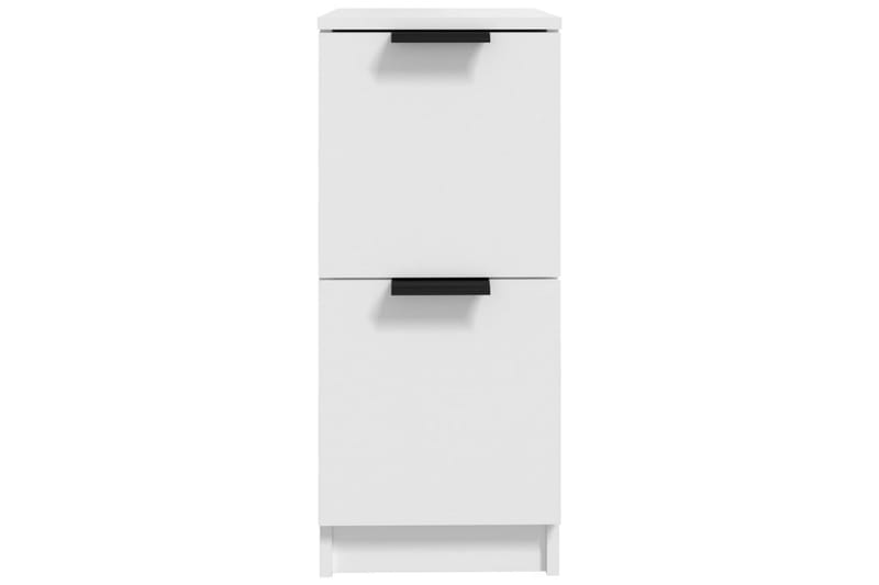 beBasic Skjenker 2 stk hvit 30x30x70 cm konstruert tre - Hvit - Oppbevaring - Oppbevaringsmøbler - Sideboard & skjenk