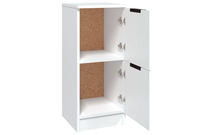 beBasic Skjenker 2 stk hvit 30x30x70 cm konstruert tre - Hvit - Oppbevaring - Oppbevaringsmøbler - Sideboard & skjenk