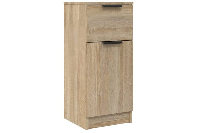 beBasic Skjenker 2 stk sonoma eik 30x30x70 cm konstruert tre - Brun - Oppbevaring - Oppbevaringsmøbler - Sideboard & skjenk