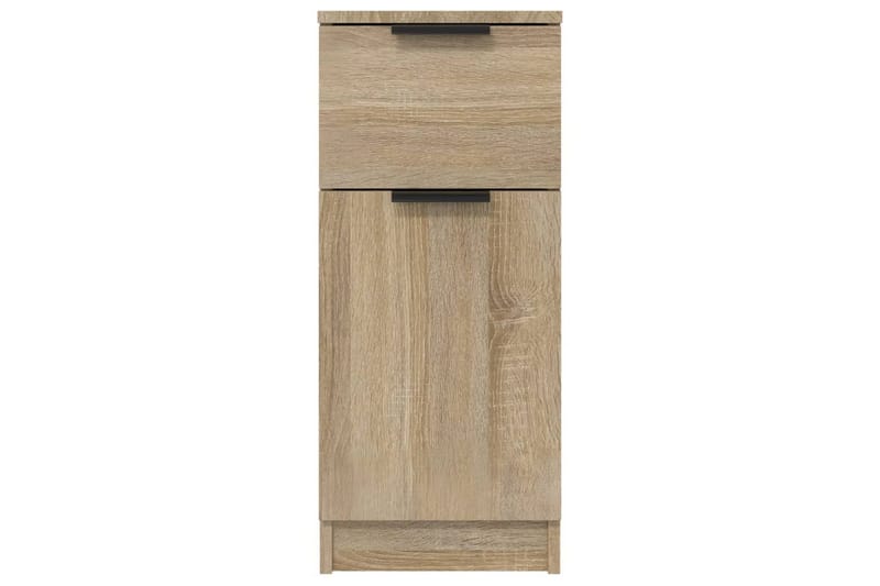 beBasic Skjenker 2 stk sonoma eik 30x30x70 cm konstruert tre - Brun - Oppbevaring - Oppbevaringsmøbler - Sideboard & skjenk