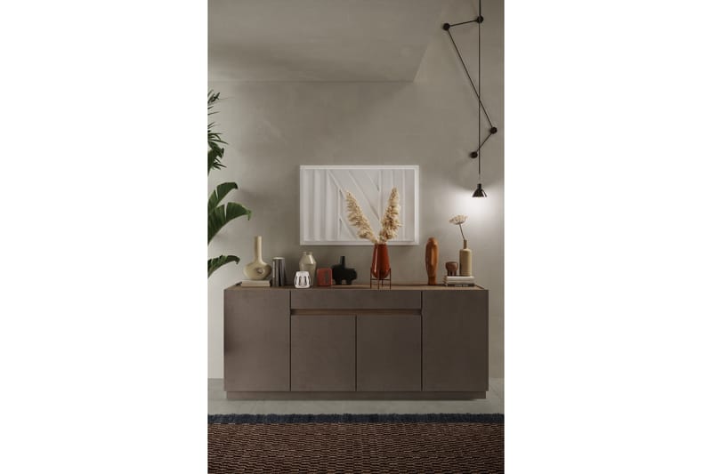 Fantasy Skänk 205x40 cm - Brun - Oppbevaring - Oppbevaringsmøbler - Sideboard & skjenk