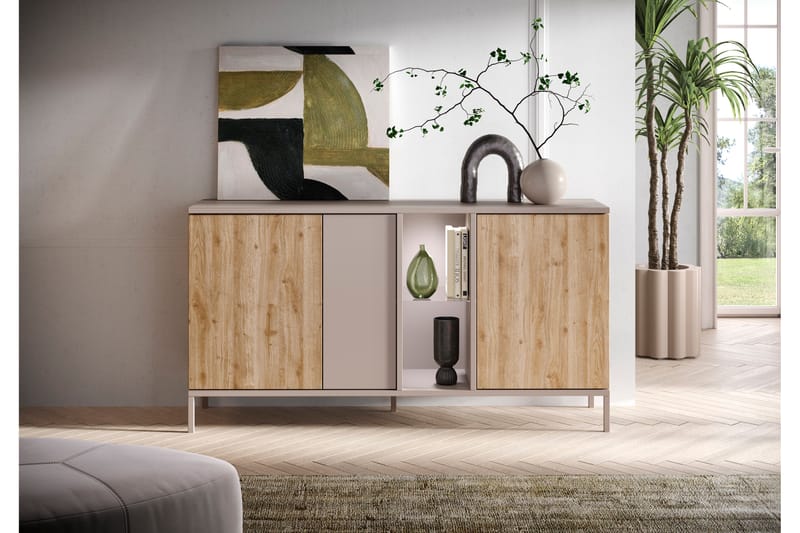 Gent Skänk 160x43 cm - Brun - Oppbevaring - Oppbevaringsmøbler - Sideboard & skjenk